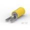 Te Connectivity Fork Terminal, #6 Stud Size, 10 AWG, 300 V, Nylon Insulated, Yellow 52941-1 - alternate 1
